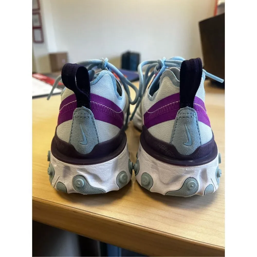 Nike React Element 55 Psychic Blue sz 5.5 EUC